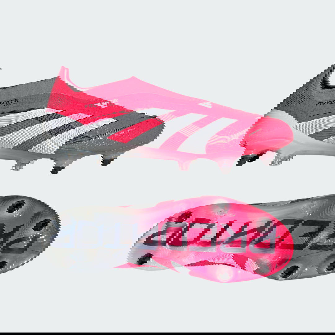 Superge in čevlji adidas Performance Predator Elite Laceless Soft Ground Roza | ID3844, 0