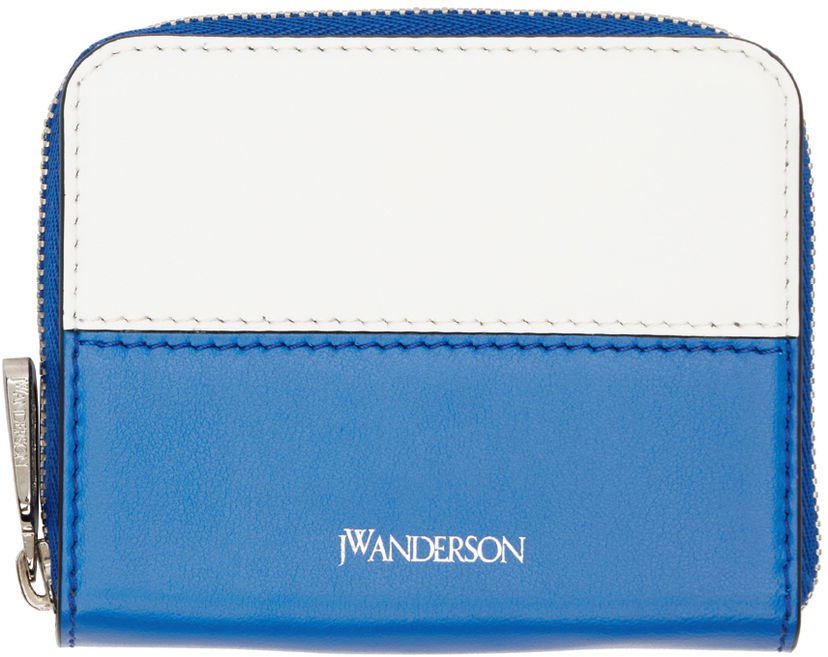 Denarnica JW Anderson Blue & White Coin Wallet Modra | AC0355-LA0020