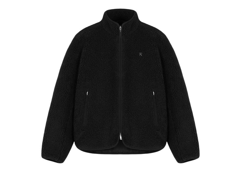 Jakna Represent Clo Represent Fleece Zip Through Jacket Black Črna | M01185-01