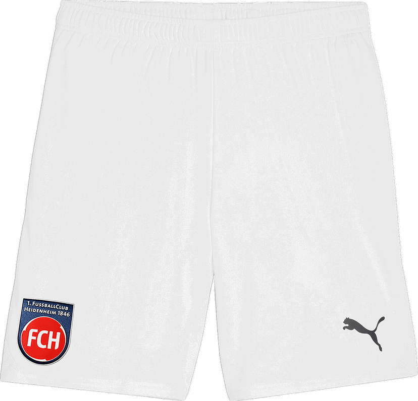 Kratke hlače Puma 1. FC Heidenheim Short 3rd 2024/25 Bela | 5fch705752-004