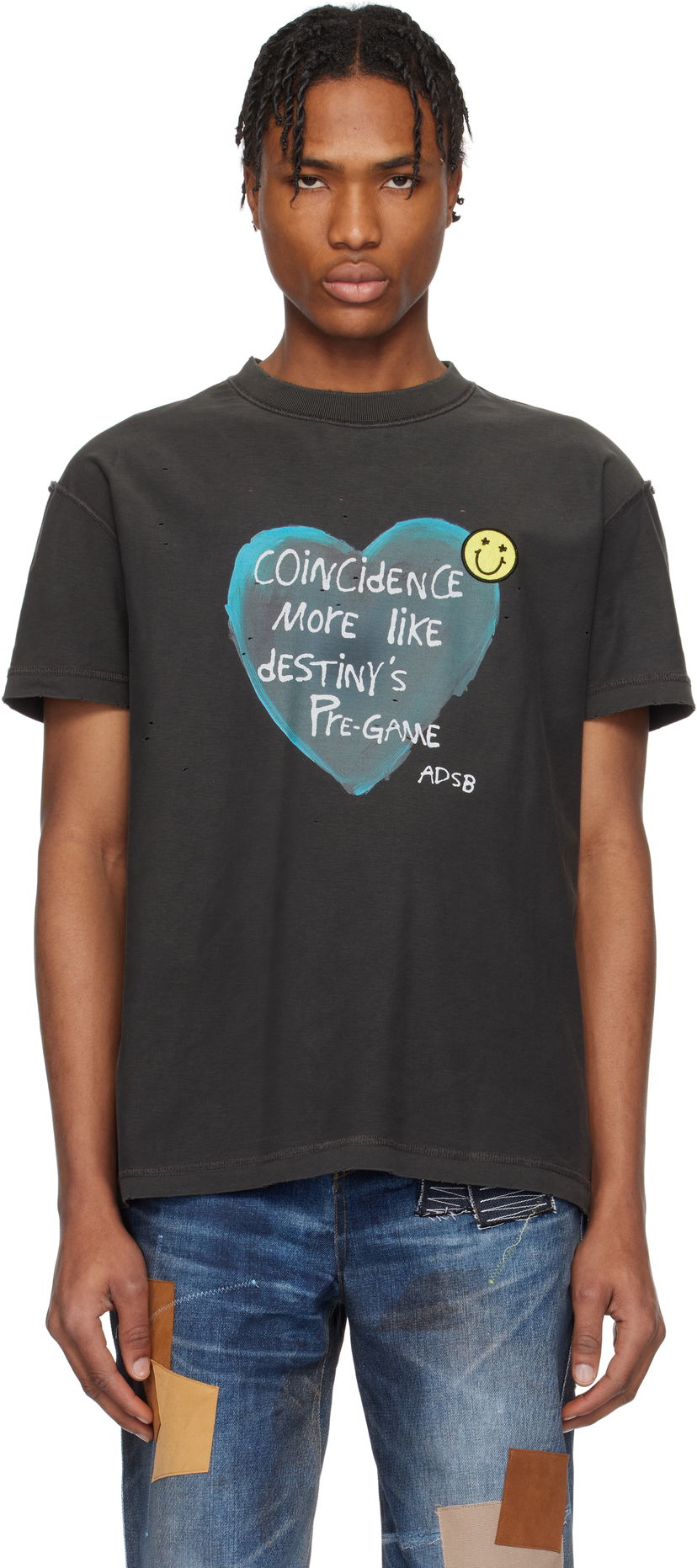 Majica Andersson Bell Andersson Bell Heart Message T-Shirt Črna | atb1251u