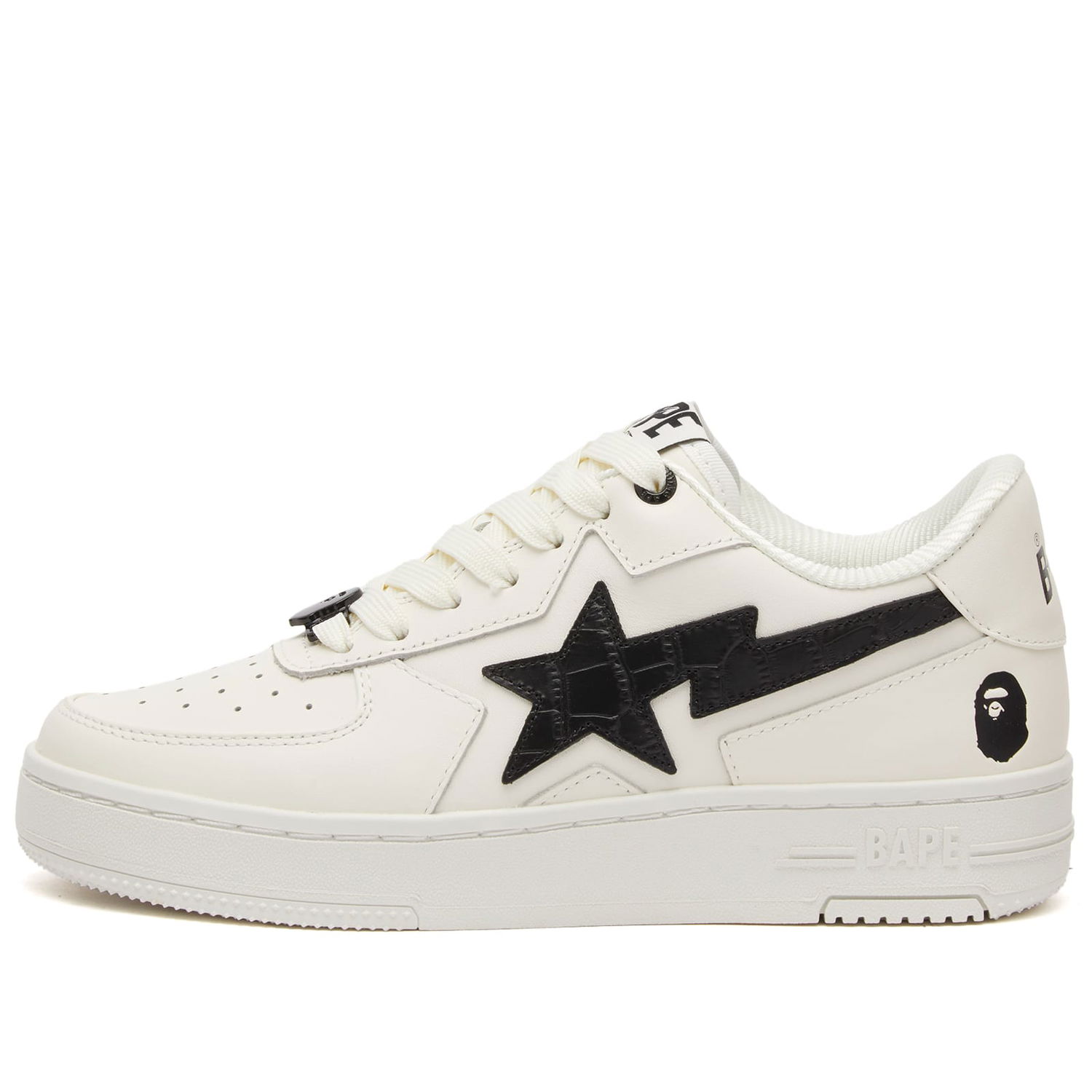 Superge in čevlji BAPE Bathing Ape Sta Icon #1 Size UK 4.5 Bela | 001FWL302305L-BLK, 1
