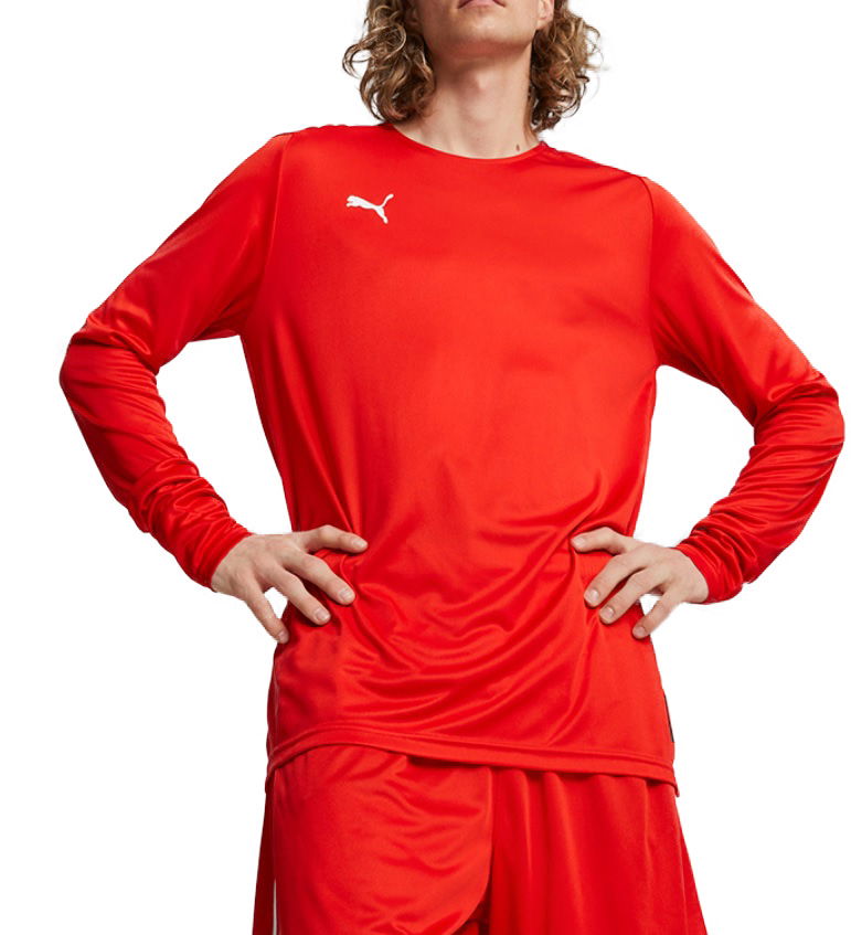 Majica Puma Shooting Shirt Long Sleeve Rdeča | 676637-03, 0