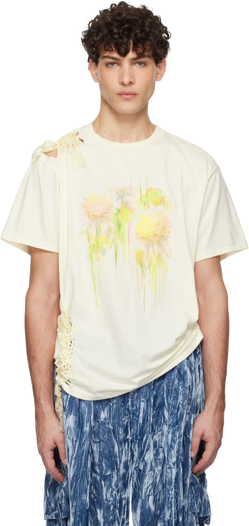 Majica Collina Strada Collina Strada Katina Lace T-Shirt Bež | XX3386