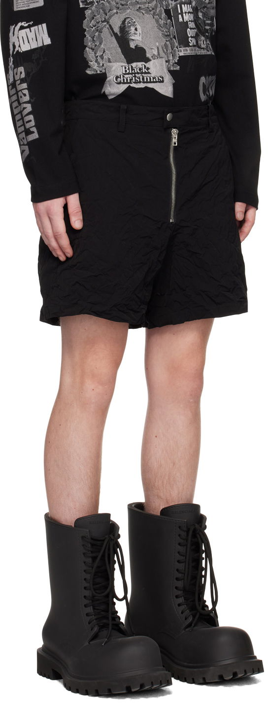 Kratke hlače We11done We11done Crumpled Shorts Črna | WD-PT1-23-271-M-BK, 1