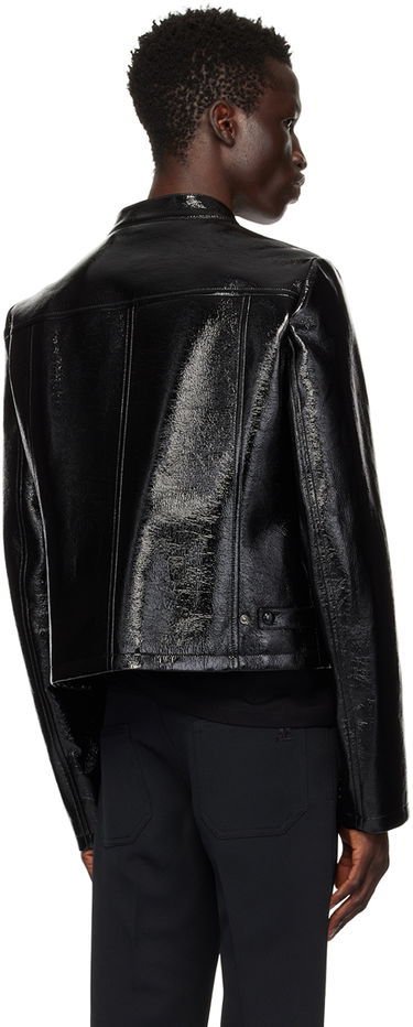 Jakna Courrèges Iconic Leather Jacket Črna | 124CBL175VY0014, 2