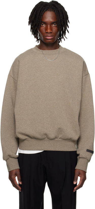 Pleteni pulover Fear of God Fear of God ESSENTIALS Classic Crewneck Sweatshirt Siva | 192AS252041F, 0
