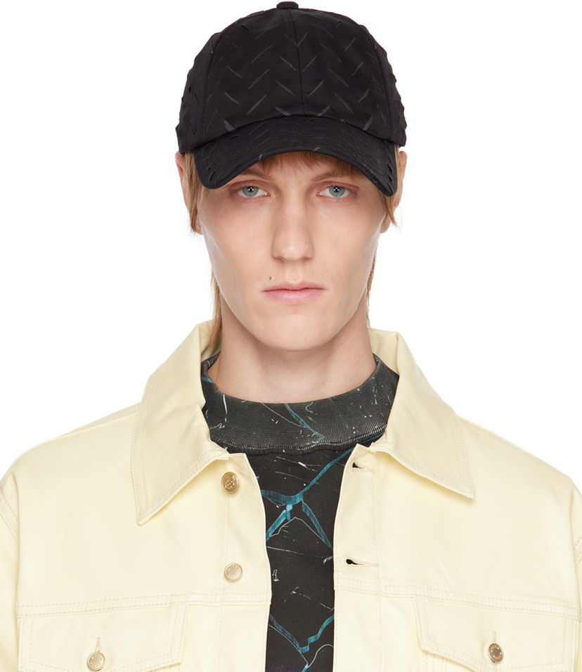 Kapa Eytys Eytys Lexi Chevron Baseball Cap Črna | X068006