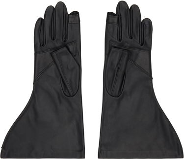 Rokavice Rick Owens Rick Owens Concordians Gleam Long Leather Gloves Črna | RR02E1452 LNV, 1