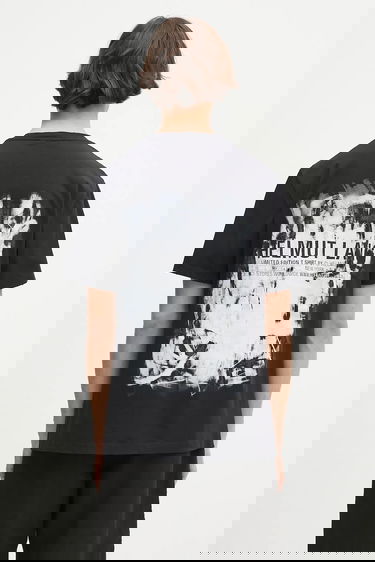 Majica Helmut Lang Helmut Lang Scribble Graphic T-Shirt Črna | P02HM511, 2