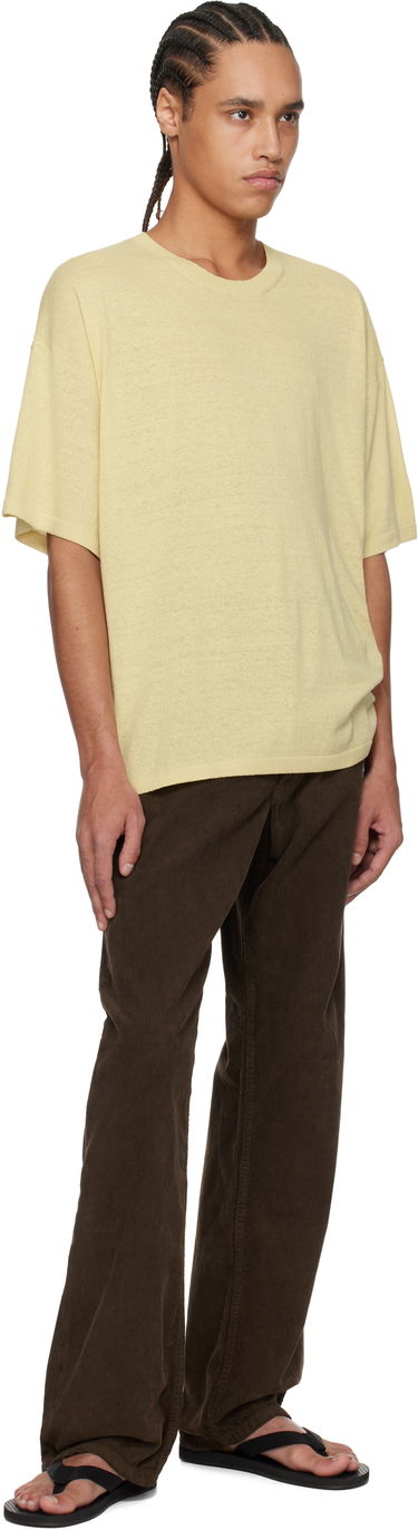 Majica The Row The Row Stockton T-Shirt Rumena | 912-Y901, 3