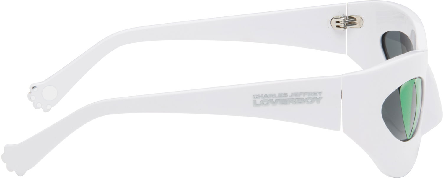 Sončna očala Charles Jeffrey Loverboy Charles Jeffrey LOVERBOY Cat Eye Sunglasses Bela | 44140102, 1