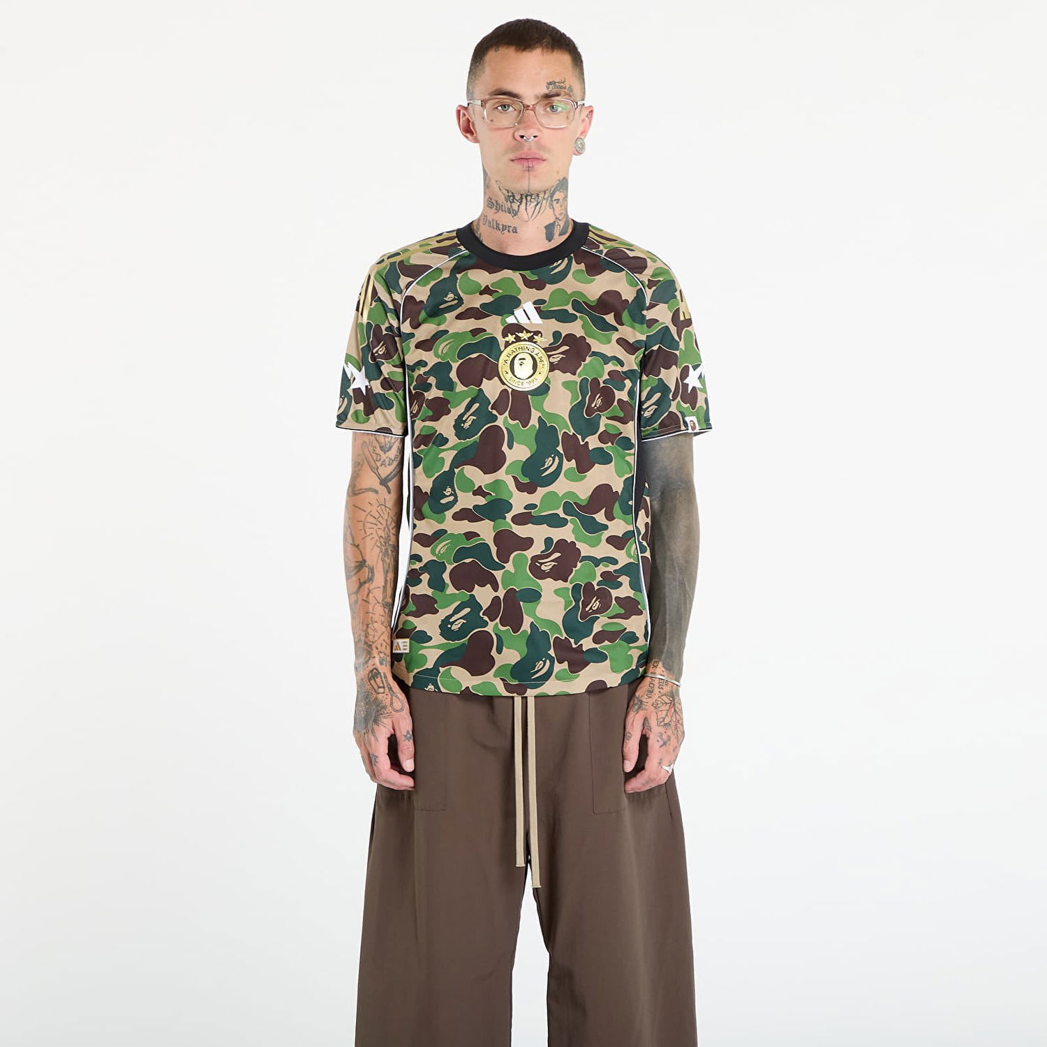 Majica adidas Originals adidas x Bape Jersey T-Shirt Zelena | KB2202, 0