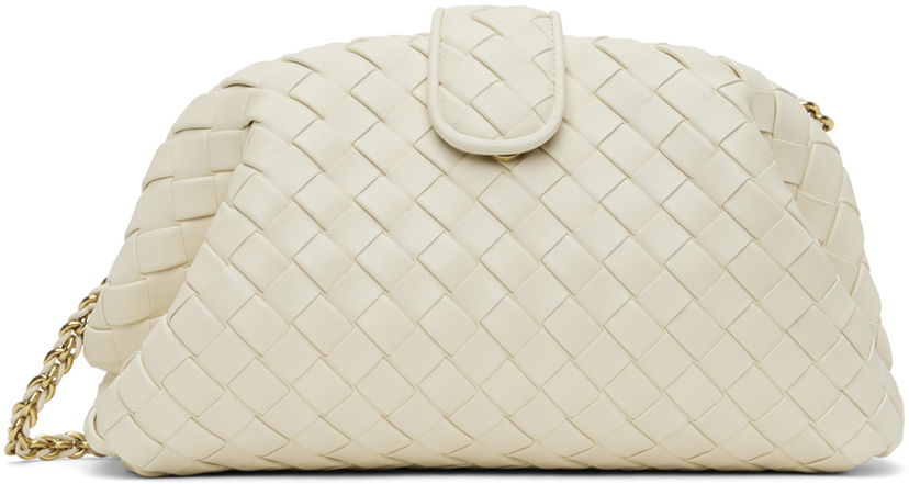 Torbica Bottega Veneta Lauren 1980 Teen Clutch Bela | 785807 V40Z1