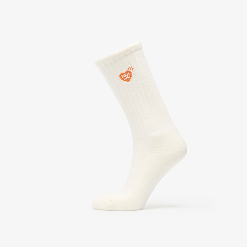 Nogavice Human Made HUMAN MADE Pile Socks 1-pack Bela | HM30GD064WH