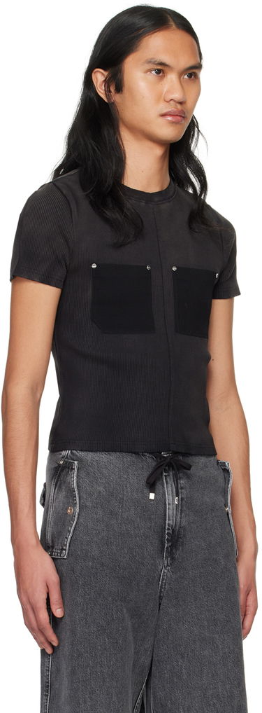 Majica Dion Lee Sprayed Shrunken Rivet T-Shirt Zelena | C3168PS24, 4
