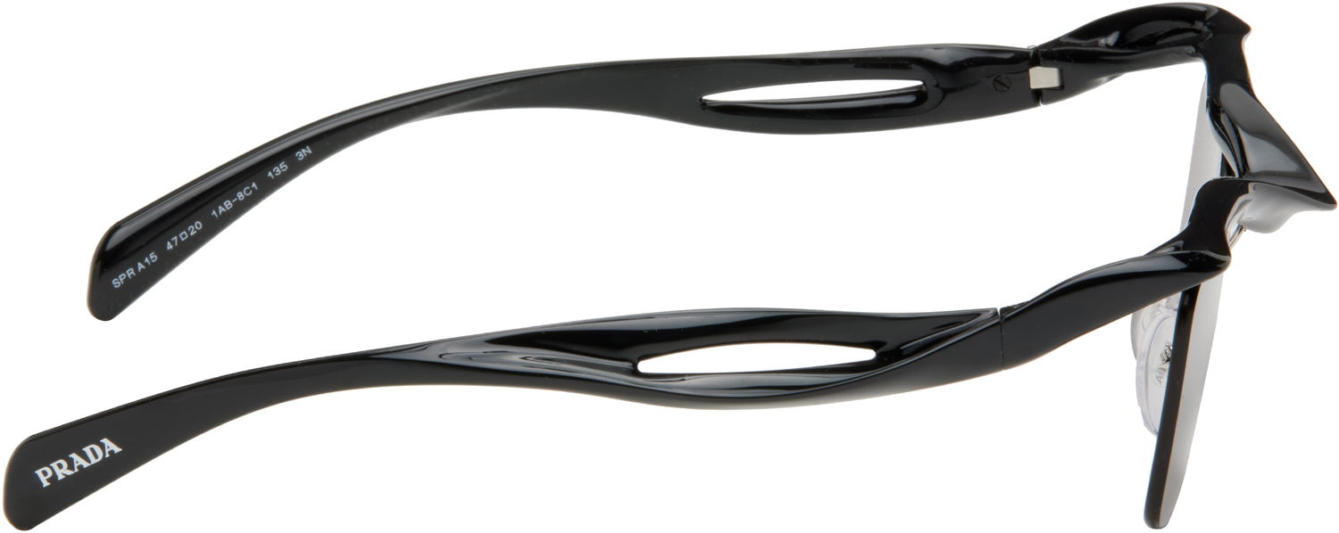 Sončna očala Prada Prada Twisted Frame Square Sunglasses Črna | 0PR A15S 8056262076125, 1