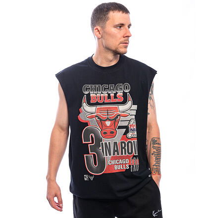 Majica brez rokavov Mitchell & Ness Mitchell & Ness NBA Vice Muscle Tank Chicago Bulls Črna | TP12538-CBUBLCK