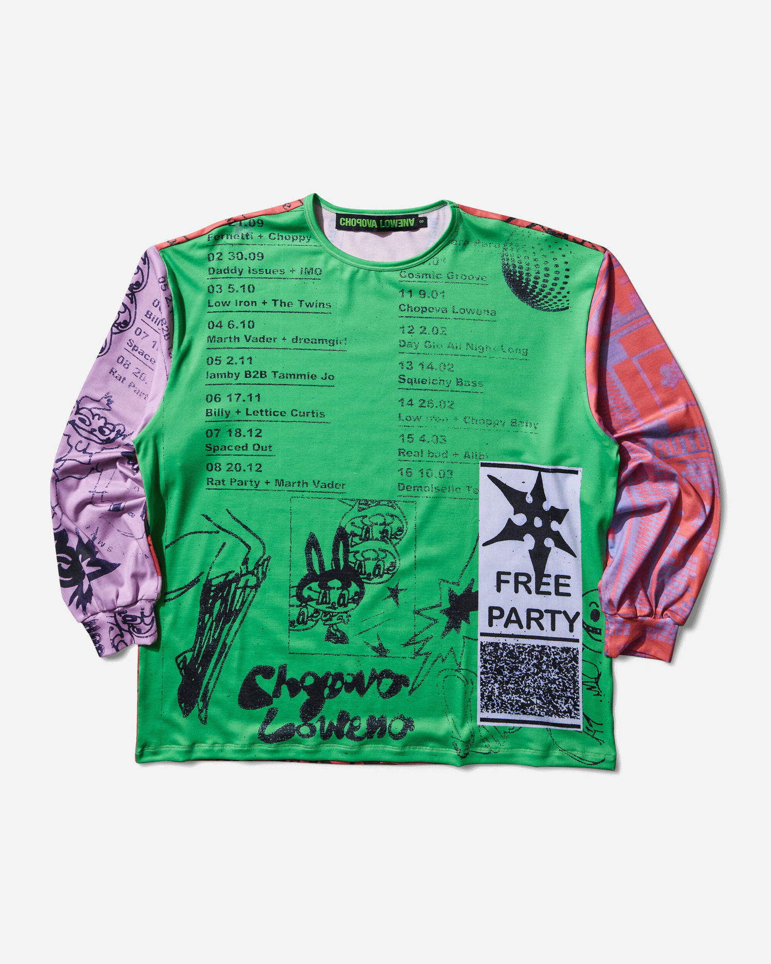 Dres Chopova Lowena Poster Print Oversized Jersey Top Oranžna | 2404 MLT, 1