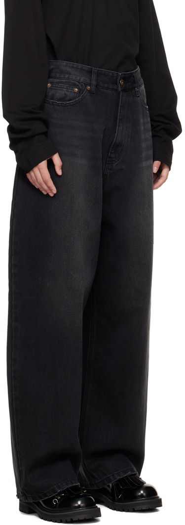 Kavbojke We11done We11done Washed Loose-Fit Jeans Črna | WD-DP2-24-349-W-BK, 1