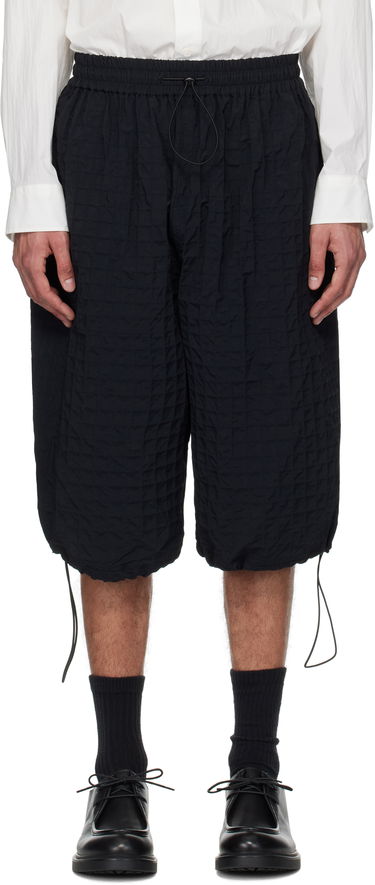 Kratke hlače sage NATION SAGE NATION Factor Textured Drawstring Shorts Črna | S108 FACTOR SHORTS, 0