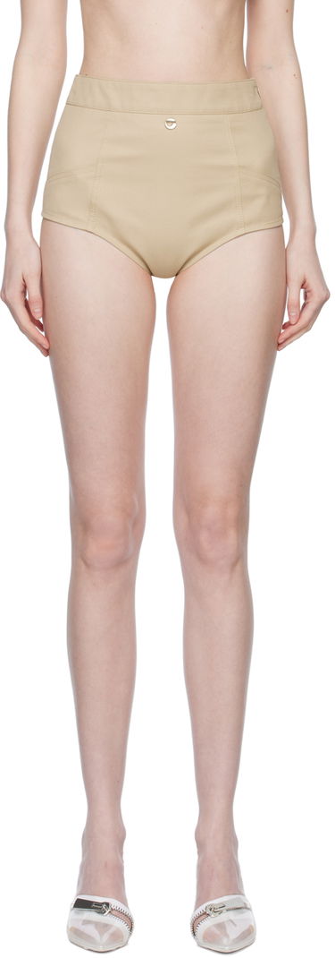 Kratke hlače Coperni Coperni High-Waisted Shorts Bež | COPP30BIS202, 0
