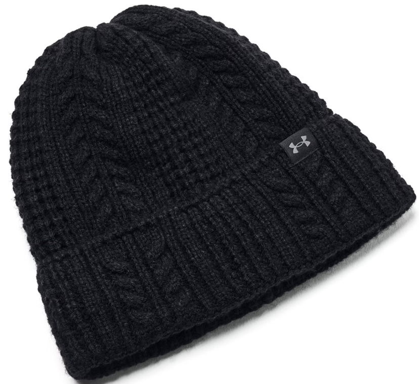Klobuk Under Armour W Halftime Cable Knit Beanie Črna | 1386639-001