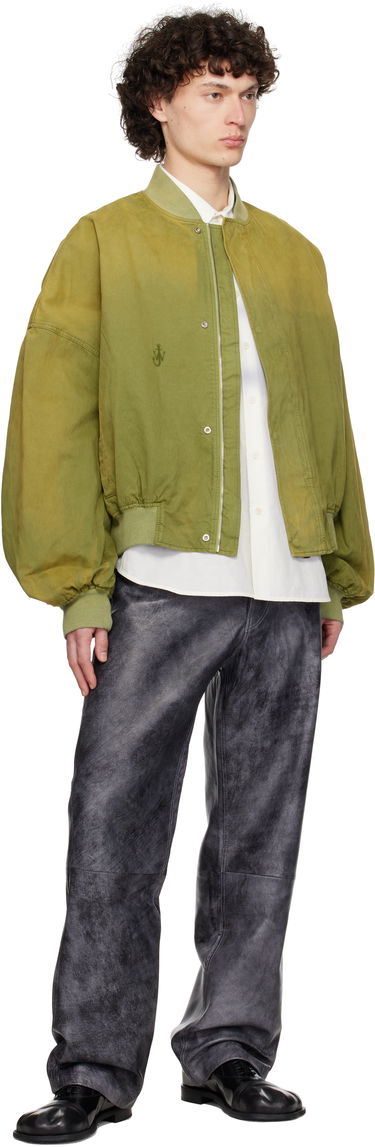 Bomber jakna JW Anderson JW Anderson Relaxed Cotton Bomber Jacket Zelena | JK0382-PG1767, 3