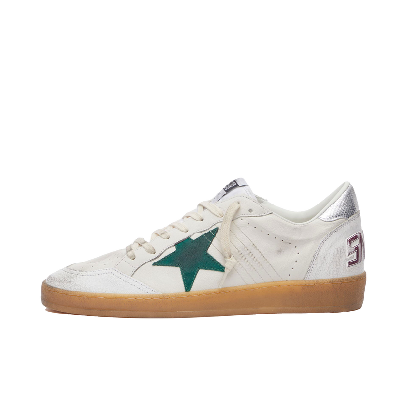 Superge in čevlji Golden Goose Ball Star Leather Sneaker Bela | GMF00117-F006162-10630