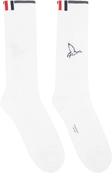 Nogavice Thom Browne Thom Browne Geese Icon Socks Bela | MAS206A-Y3022, 0