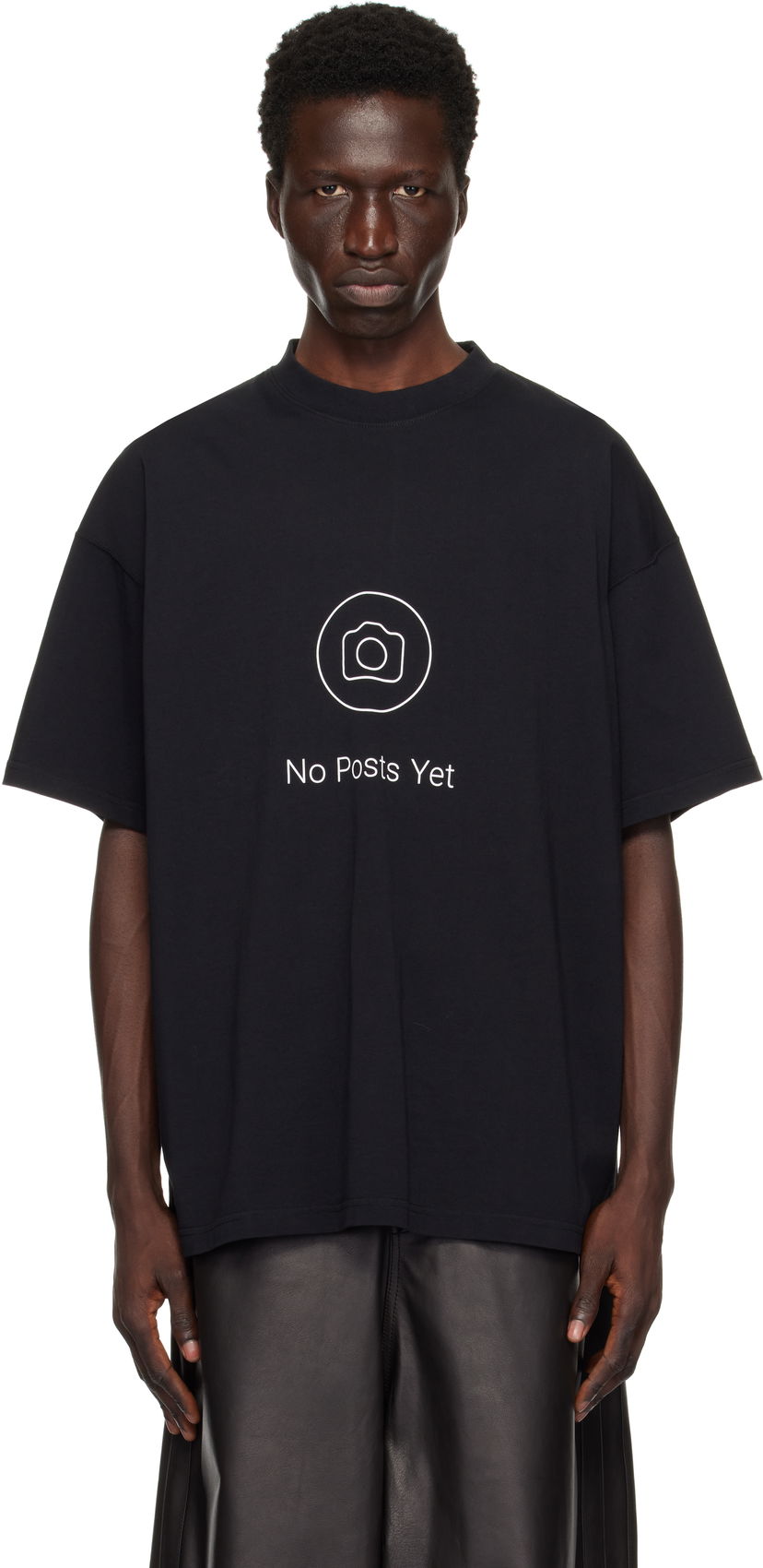 Majica VETEMENTS 'No Posts' T-Shirt Črna | UA66TR730B