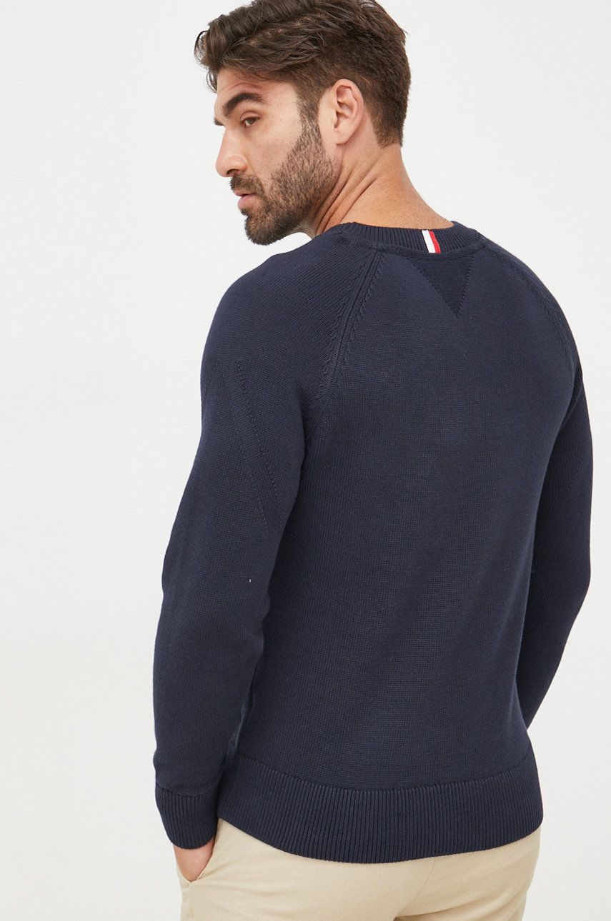 Pleteni pulover Tommy Hilfiger Sweater Mornarica | MW0MW27938.9BYY, 1