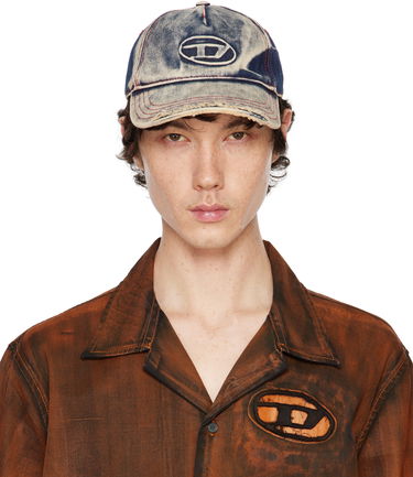 Kapa Diesel Diesel C-Seymon Distressed Denim Baseball Cap Modra | A06467-0DGAV-01, 0