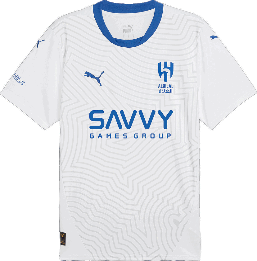 Dres Puma Al Hilal SFC Away Jersey Replica w/o Sponsor 2024/25 Bela | 778882-02