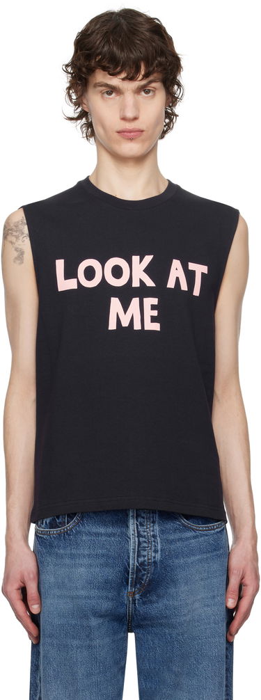Majica brez rokavov JW Anderson JW Anderson 'Look At Me' Printed Tank Top Črna | JO0257-PG1510, 0
