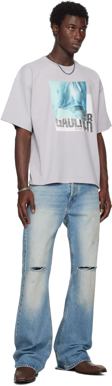 Majica Jean Paul Gaultier Jean Paul Gaultier Printed Oversized T-Shirt Siva | 25/03-W-TO293-J001-135557, 3