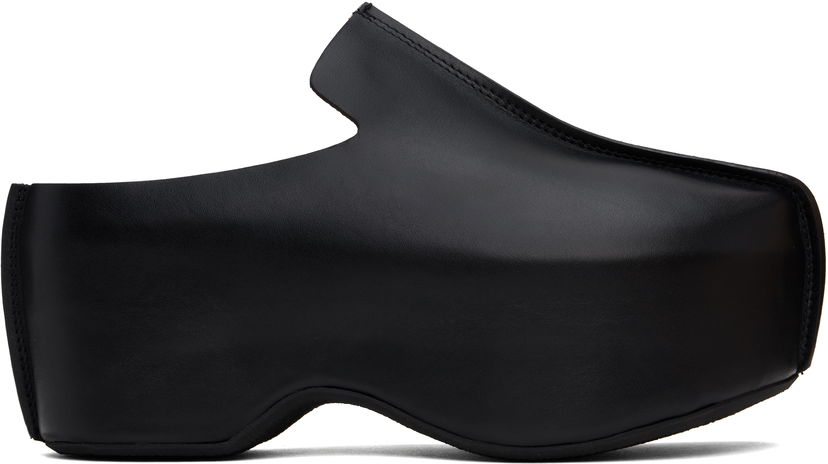 Nega čevljev JW Anderson JW Anderson Leather Platform Slip-on Loafers Črna | ANM42500A