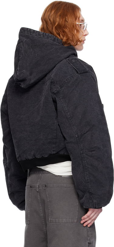 Bomber jakna Entire Studios Entire Studios W2 Denim Hooded Bomber Jacket Črna | ES2307IR, 2