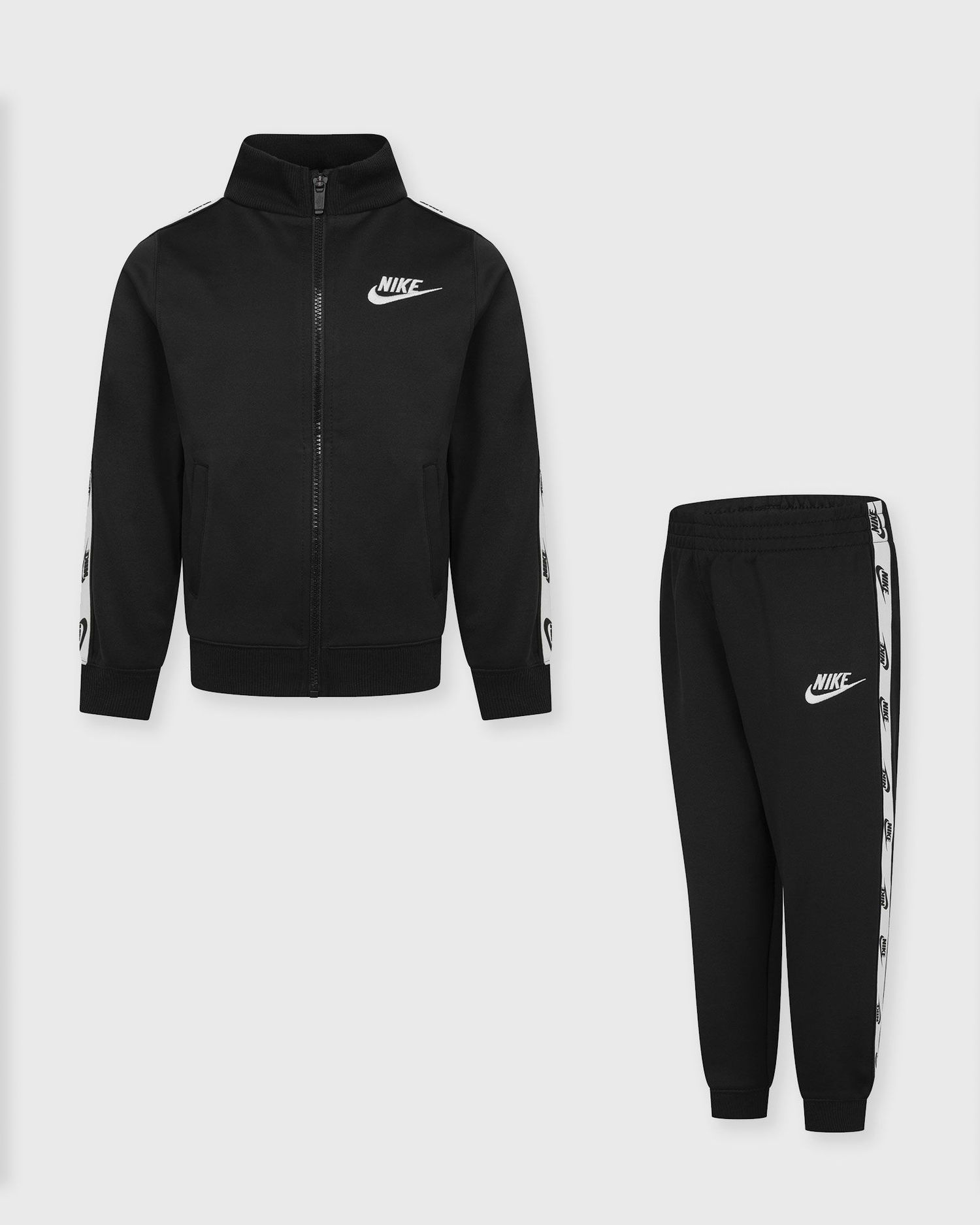 Trenirka Nike Full Zip Tracksuit Set with Logo Tape Črna | 86M452-023, 0