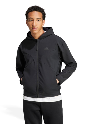 Pulover adidas Performance Sportswear City Escape Full-Zip Črna | IJ6092