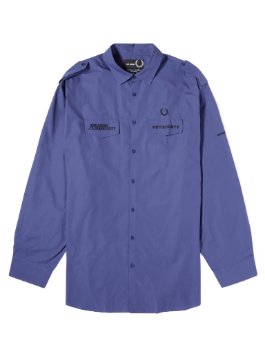 Srajce Fred Perry Raf Simons x Oversized Uniform Shirt Mornarica | SM6514-139
