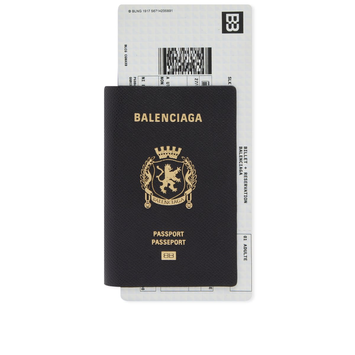 Denarnica Balenciaga Passport Zip Wallet Črna | 787774-2AA3R-1000, 0