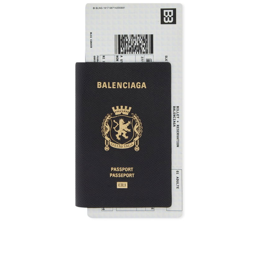 Denarnica Balenciaga Passport Zip Wallet Črna | 787774-2AA3R-1000