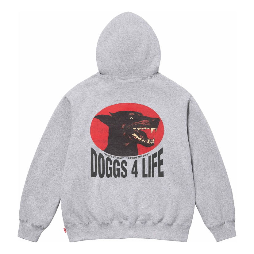 Pulover Supreme Doggs Graphic Print Hoodie Siva | SUP-SS24-179