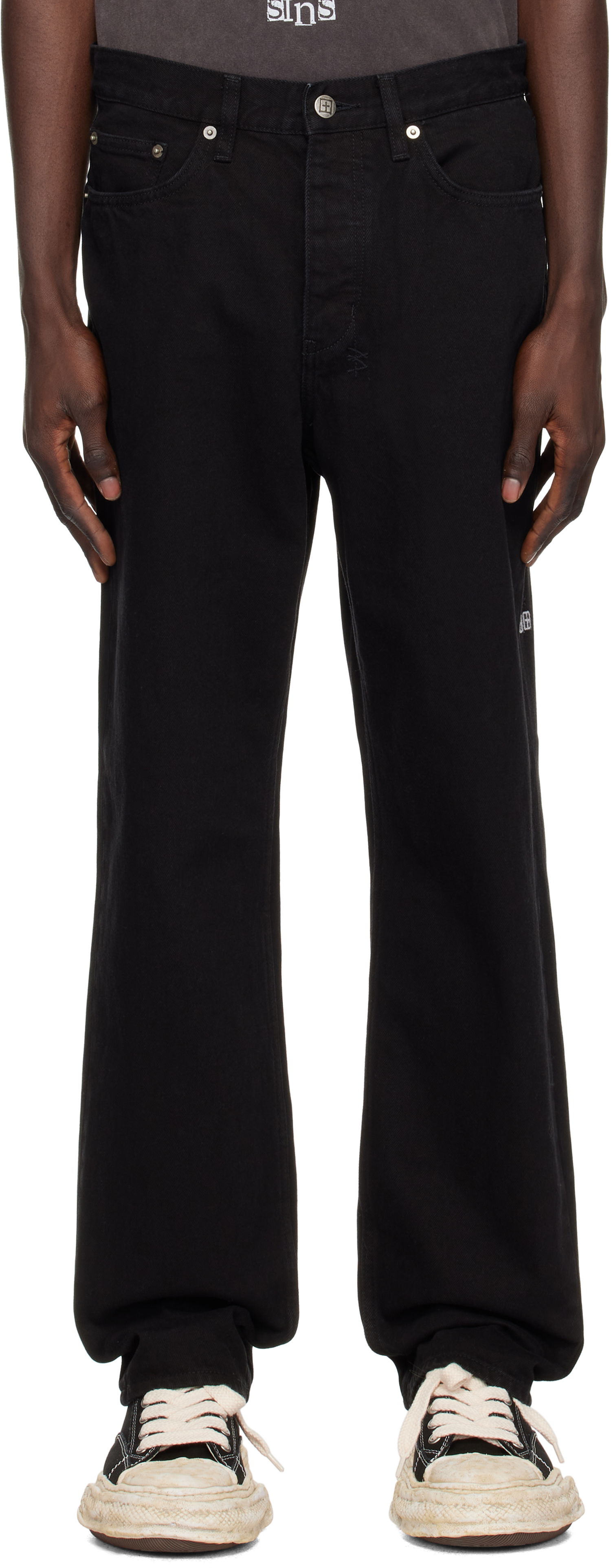Kavbojke Ksubi Anti K Blackout Jeans Črna | MFA22DJ076, 0