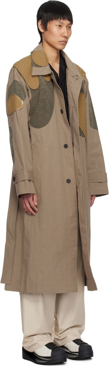 Trenčkot Craig Green Craig Green Utility Patch Trench Coat Rjava | CGSS25CWOLCO21, 1