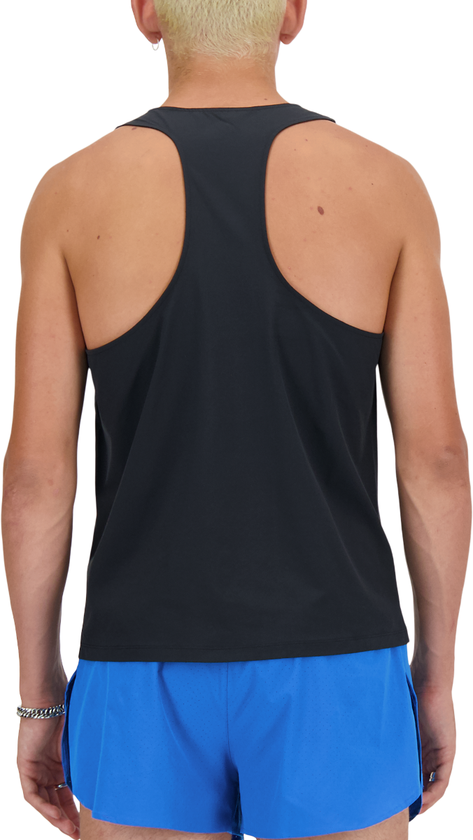 Majica brez rokavov New Balance Athletics Racing Singlet Črna | mt41290-bk, 1