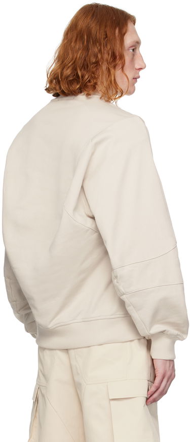 Pulover HELIOT EMIL Plicate Detail Sweatshirt Bež | SS24_M_08_062_ST18, 2