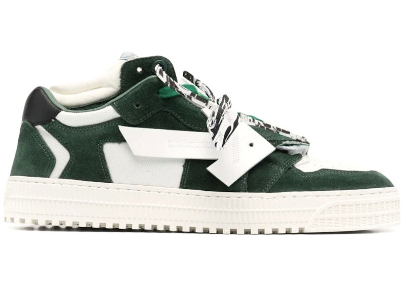 Superge in čevlji Off-White Floating Arrow Low White Green Zelena | OMIA151S21LEA0010155, 0