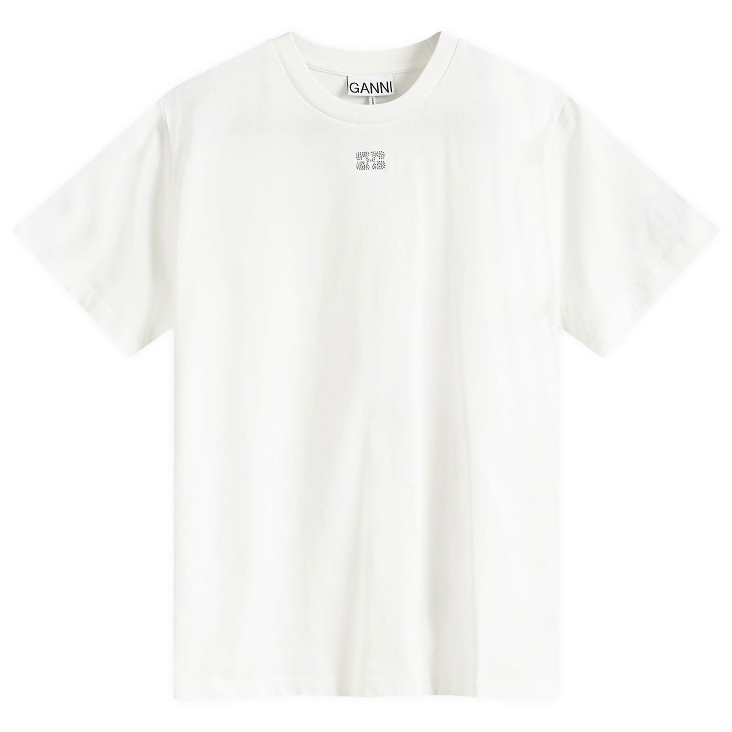 Majica GANNI Relaxed Bela | T3946-135, 0